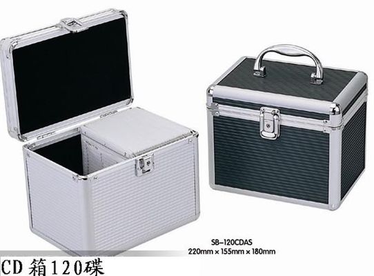 Lichtgewicht Zilveren CD en DVD-CD van Opslaggevallen Opslagdozen voor Huis