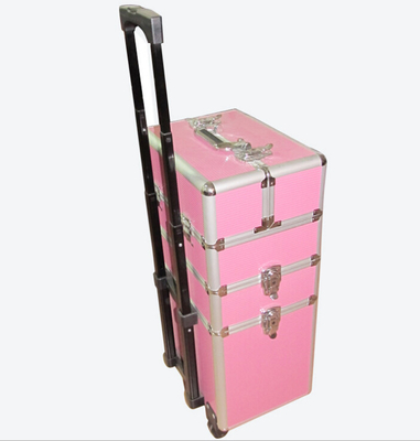 Aluminiummdf Comité 4 in 1 Schoonheidskarretje voor de Professionele Voering van EVA van de Make-upkunstenaar
